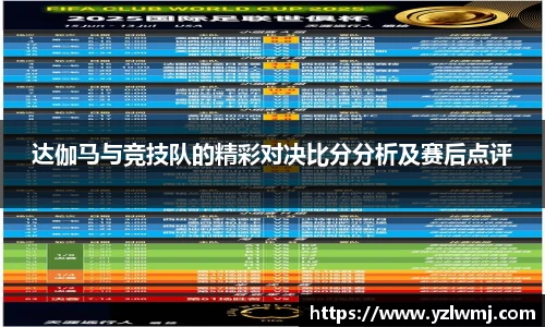 达伽马与竞技队的精彩对决比分分析及赛后点评